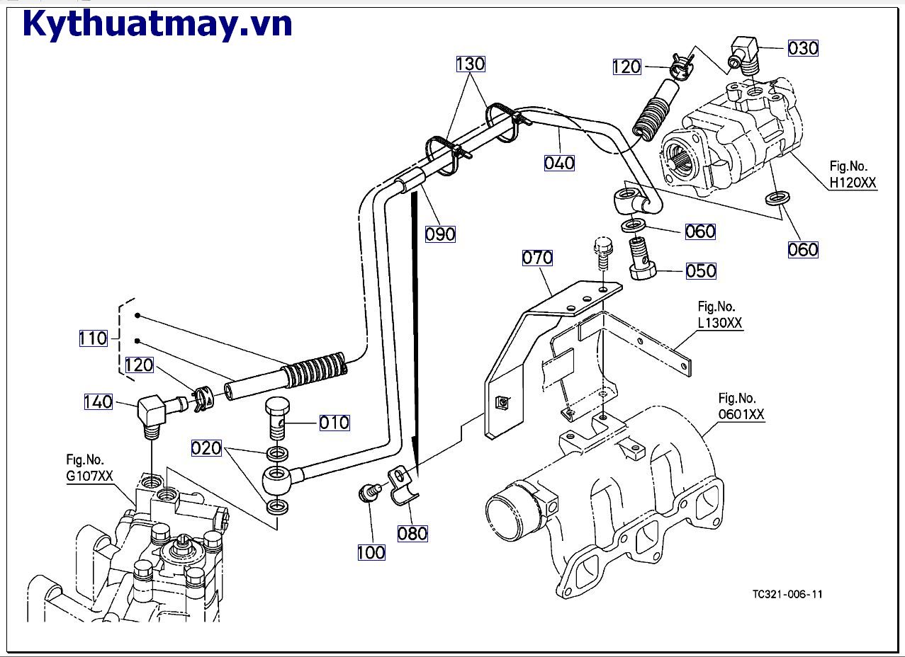 ống dẫn dầu thủy lực ( trợ lực lái)